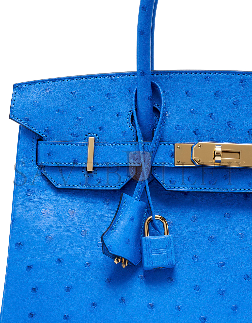 H**mes master birkin 30 blue mykonos 28624521 (30*24*16cm)